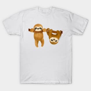 Sloths enjoying a Lazy Time T-Shirt